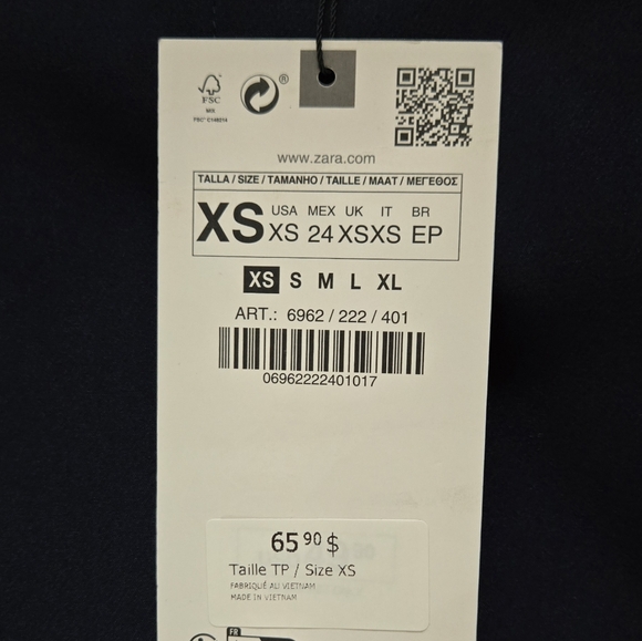 NWT Zara Midi Skirt with Slits - Picture 3 of 4